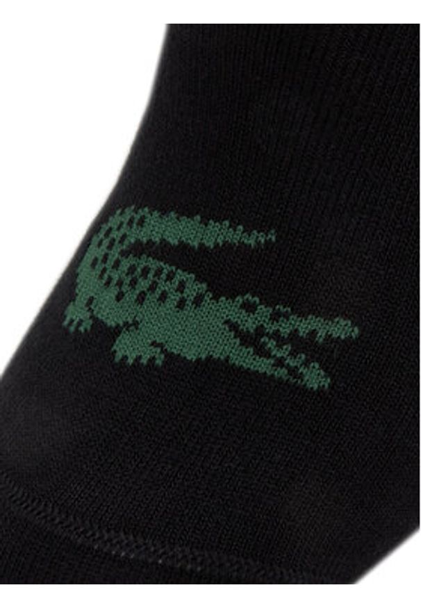 Lacoste Zestaw 3 par stopek unisex RA7872 Czarny. Kolor: czarny. Materiał: bawełna, materiał