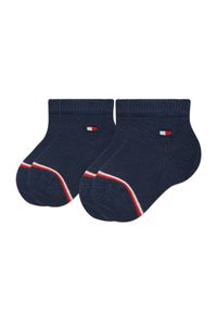 TOMMY HILFIGER - Skarpety długie Tommy Hilfiger. Kolor: niebieski