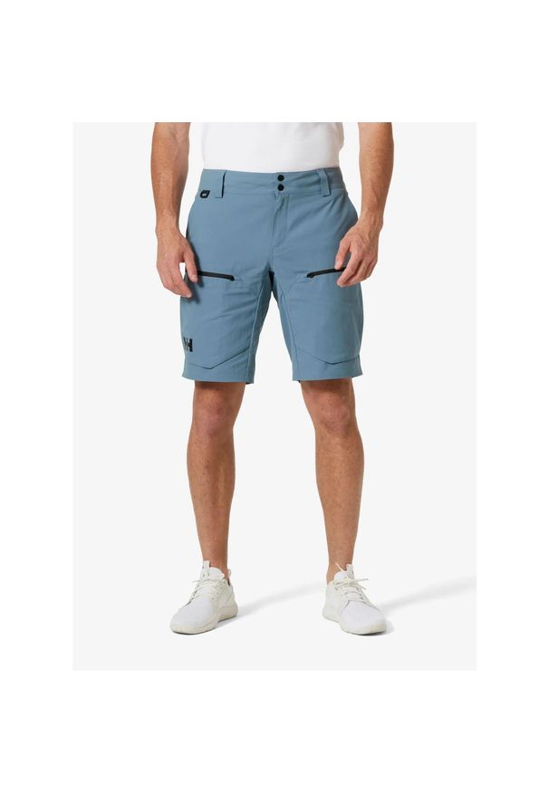 Spodenki męskie Helly Hansen Crewline Cargo Shorts 2.0. Kolor: niebieski