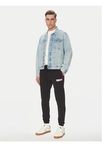 Tommy Jeans Spodnie dresowe Entry DM0DM20277 Czarny Slim Fit. Kolor: czarny. Materiał: bawełna #4
