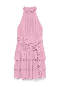 Vero Moda Sukienka koktajlowa Serena 10348178 Różowy Regular Fit. Kolor: różowy. Materiał: syntetyk. Styl: wizytowy #5