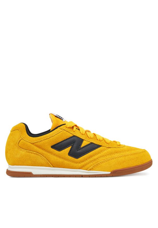 New Balance Sneakersy URC42BC Żółty. Kolor: żółty. Materiał: skóra, zamsz