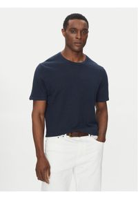 Michael Kors T-Shirt CR5608V687 Granatowy Regular Fit. Kolor: niebieski. Materiał: bawełna #1