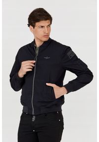 Aeronautica Militare - AERONAUTICA MILITARE Męska czarna bomberka, Rozmiar 54. Kolor: czarny #3