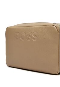 BOSS - Boss Torebka Addison 50523408 Beżowy. Kolor: beżowy. Materiał: skórzane #7