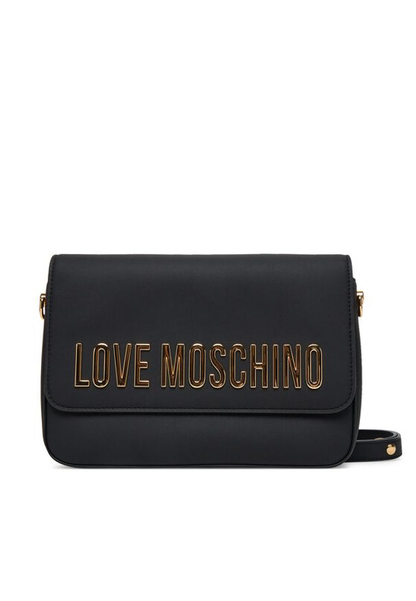 Love Moschino - LOVE MOSCHINO Torebka JC4023PP1NKD0000 Czarny. Kolor: czarny. Materiał: skórzane