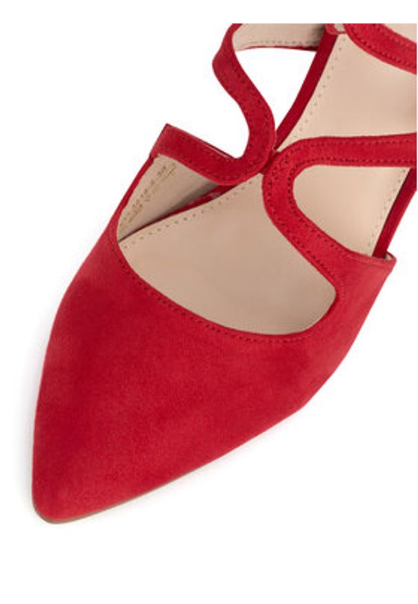 DeeZee Szpilki WYL3616-5 Czerwony. Kolor: czerwony. Materiał: materiał. Obcas: na szpilce