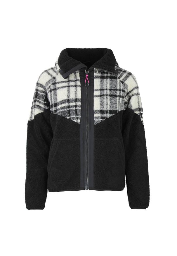 PEAK MOUNTAIN - Polar damski zapinany na zamek Peak Mountain Sherpa 350G. Kolor: czarny. Materiał: polar