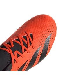 Adidas - Buty piłkarskie adidas Predator Accuracy.3 L Fg M GW4601 czerwone pomarańcze i czerwienie. Zapięcie: sznurówki. Kolor: czerwony. Materiał: guma, syntetyk. Sport: piłka nożna