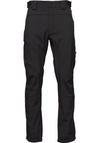 HSN - Męskie Spodnie Softshell 2XL - Bochenek Lunal Czarne Wiatroodporne. Kolor: czarny. Materiał: softshell. Sport: turystyka piesza