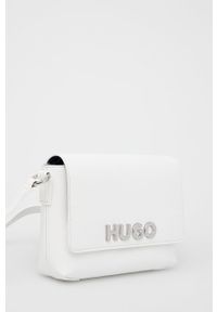 Hugo - HUGO torebka kolor biały. Kolor: biały. Rodzaj torebki: na ramię #4