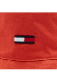 Tommy Jeans Kapelusz Bucket AM0AM08495 Czerwony. Kolor: czerwony. Materiał: bawełna, materiał