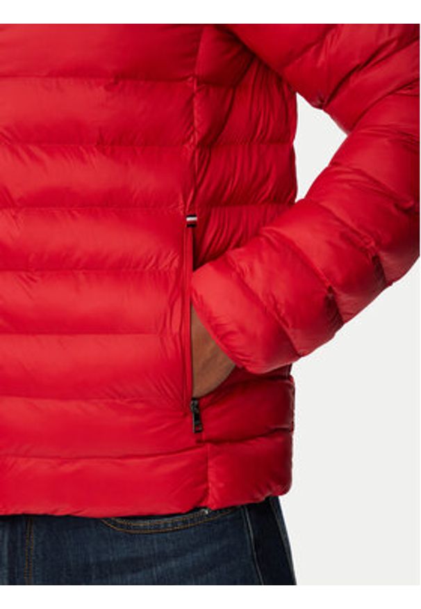TOMMY HILFIGER - Tommy Hilfiger Kurtka przejściowa MW0MW37634 Czerwony Regular Fit. Kolor: czerwony. Materiał: syntetyk