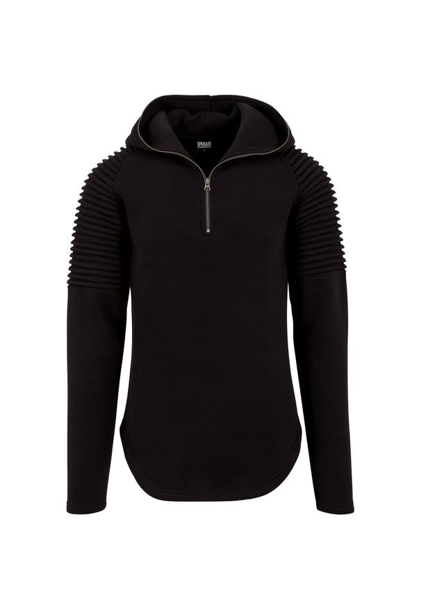 Urban Classics - Bluza z kapturem Urban Classic pleat leeve terry. Typ kołnierza: kaptur. Kolor: czarny