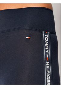 TOMMY HILFIGER - Tommy Hilfiger Legginsy UW0UW00563 Granatowy Slim Fit. Kolor: niebieski. Materiał: bawełna #5