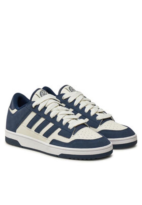 Adidas - adidas Sneakersy Rapid Court Low JP5254 Granatowy. Kolor: niebieski. Materiał: skóra