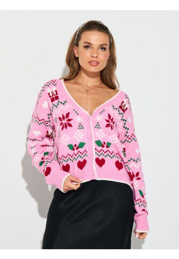 Sinsay - Sweter z motywem świątecznym - wielobarwny. Styl: wizytowy