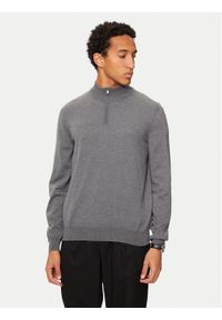 BOSS - Boss Sweter Ebenji 50528300 Szary Regular Fit. Kolor: szary. Materiał: wełna #1