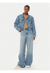 TOMMY HILFIGER - Tommy Hilfiger Jeansy WW0WW43705 Niebieski Wide Leg. Kolor: niebieski