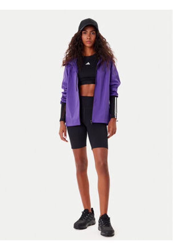 Adidas by Stella McCartney - adidas by Stella McCartney Kurtka do biegania Running JX9082 Fioletowy Regular Fit. Kolor: fioletowy. Materiał: syntetyk. Sport: bieganie