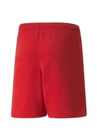 Spodenki piłkarskie dla dzieci Puma teamRISE Short Jr. Kolor: biały, czerwony, wielokolorowy. Materiał: poliester #2