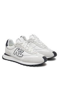 Karl Lagerfeld - KARL LAGERFELD Sneakersy Kairo KL61124A Biały. Kolor: biały. Materiał: skóra #3