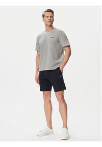 BOSS Szorty sportowe Waffle 50535884 Granatowy Regular Fit. Kolor: niebieski. Materiał: syntetyk. Styl: sportowy #5