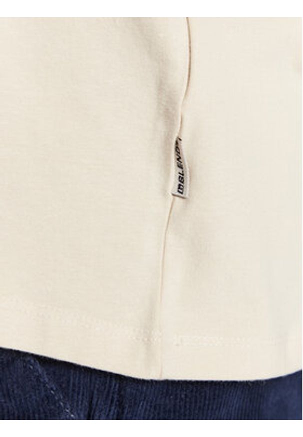Blend T-Shirt Dinton 20714824 Écru Regular Fit. Materiał: bawełna