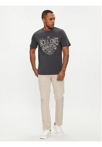 Jack & Jones - Jack&Jones T-Shirt 12251308 Szary Regular Fit. Kolor: szary. Materiał: bawełna #6