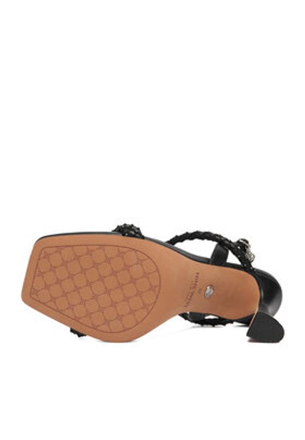 Nine West Sandały EO-LS95066-25 Czarny. Kolor: czarny. Materiał: skóra