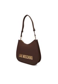Love Moschino - LOVE MOSCHINO Torebka JC4021PP1NKD0301 Brązowy. Kolor: brązowy. Materiał: skórzane