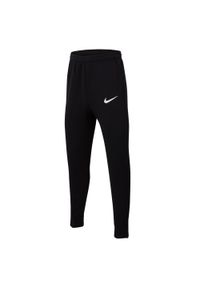 Spodnie sportowe chłopięce Nike Juniior Park 20 Fleece Pants. Kolor: biały, wielokolorowy, czarny. Materiał: bawełna, poliester. Styl: sportowy #1