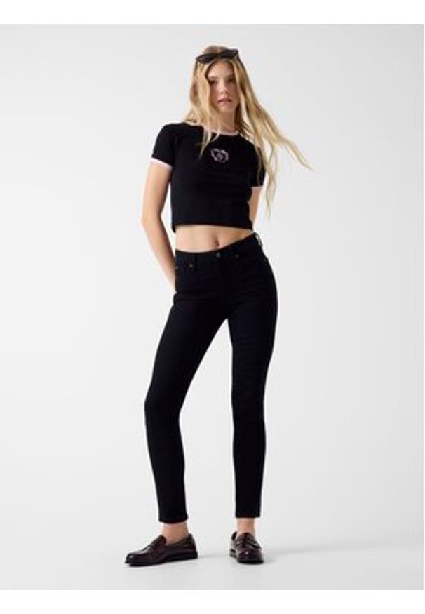 Guess Jeans Jeansy W5YA92 D6311 Czarny Skinny Fit. Kolor: czarny