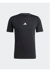 Adidas - adidas T-Shirt Workout Logo IT2124 Czarny Regular Fit. Kolor: czarny. Materiał: bawełna