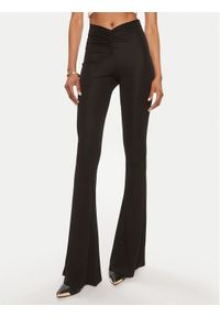TwinSet - TWINSET Spodnie materiałowe 241TT209A Czarny Slim Fit. Kolor: czarny. Materiał: wiskoza