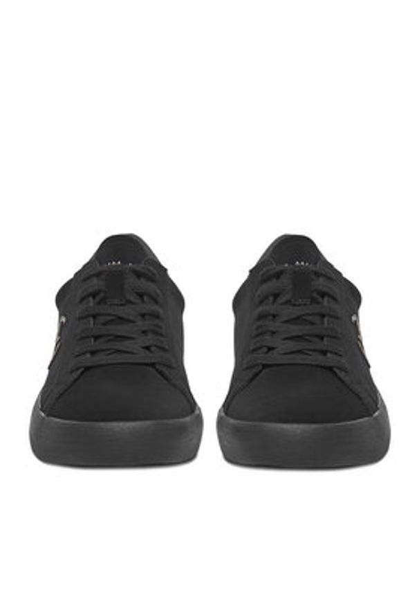 Eva Minge Sneakersy EO-ELLA-WSDR13670-1 Czarny. Kolor: czarny. Materiał: materiał