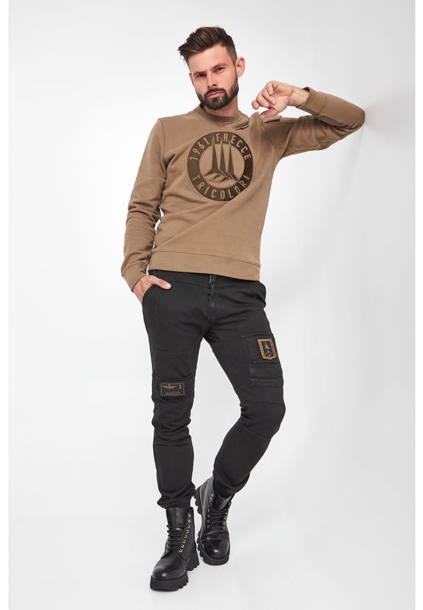 Aeronautica Militare - BLUZA AERONAUTICA MILITARE. Okazja: na co dzień. Wzór: haft. Styl: casual