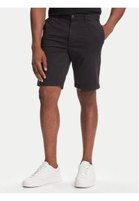 BOSS Szorty materiałowe 50536723 Czarny Slim Fit. Kolor: czarny. Materiał: bawełna #1