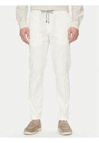 JOOP! Chinosy 17 JT-79Sake-D 30045898 Beżowy Slim Fit. Kolor: beżowy. Materiał: bawełna