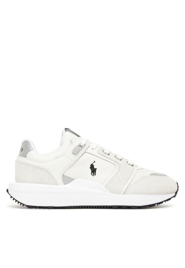 Polo Ralph Lauren Sneakersy Train 89 V2 Suede-Paneled Sneaker 809973974001 Biały. Kolor: biały. Materiał: zamsz, skóra