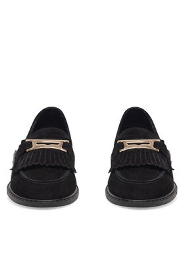 Sergio Bardi Loafersy WI32-D1070-01SB Czarny. Kolor: czarny. Materiał: skóra, zamsz