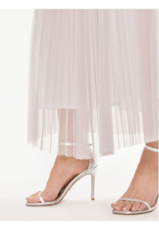 Imperial Spódnica plisowana GHK7HQCP Écru Regular Fit. Materiał: syntetyk