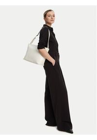 Calvin Klein Torebka Embossed Logo Medium Shopper K60K613172 Écru. Materiał: skórzane #3