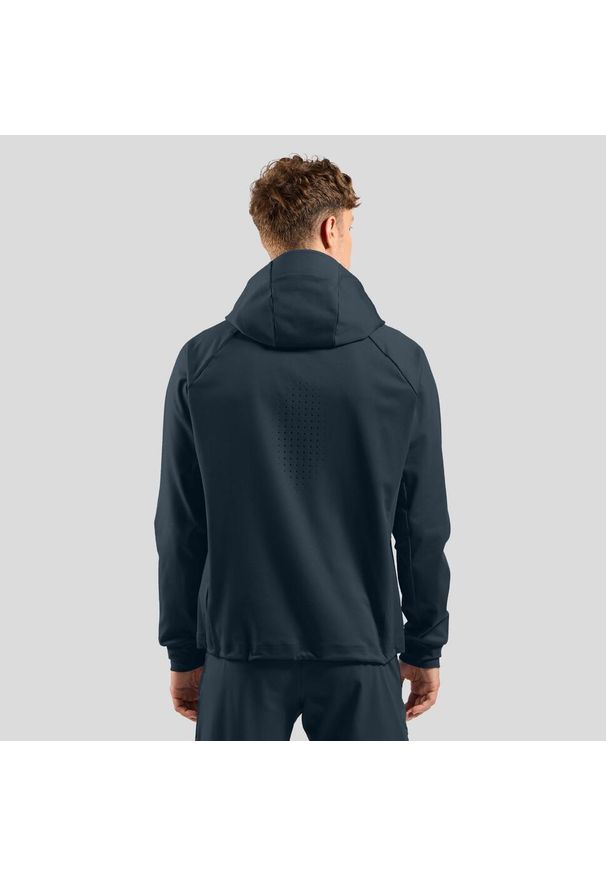 Kurtka Odlo ZEROWEIGHT WINDPROOF X WARM Jacket. Kolor: niebieski. Sezon: zima. Sport: narciarstwo