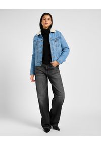 Lee - DAMSKIE SPODNIE LEE RIDER LOOSE CHARRED BLACK 112355210 #4