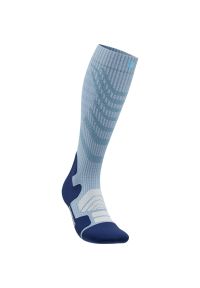 BAUERFEIND - Skarpetki kompresyjne merino dla kobiet Bauerfeind. Kolor: niebieski. Materiał: wełna. Sport: turystyka piesza