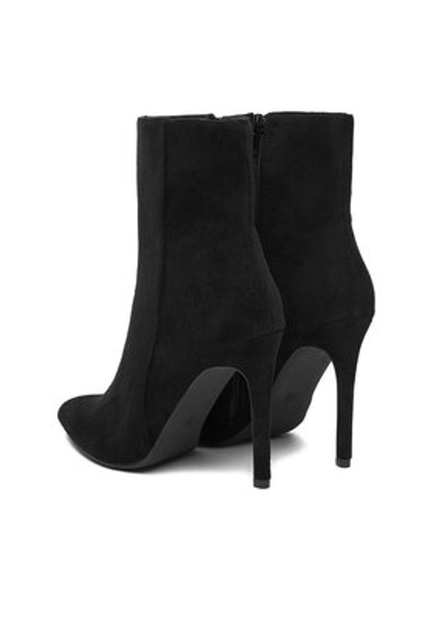 DeeZee Botki P5103 Czarny. Kolor: czarny. Materiał: materiał