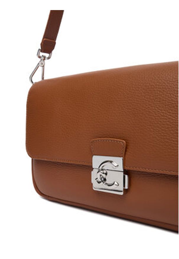 Coccinelle Torebka U4K Coccinelle C-Me Lock E1 U4K 12 01 02 Brązowy. Kolor: brązowy. Materiał: skórzane