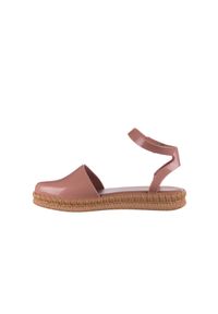 melissa - Sandały Melissa Espadrille + Jason Wu Ad Pink Beige, Róż, Guma. Kolor: różowy. Materiał: tworzywo sztuczne. Sezon: lato