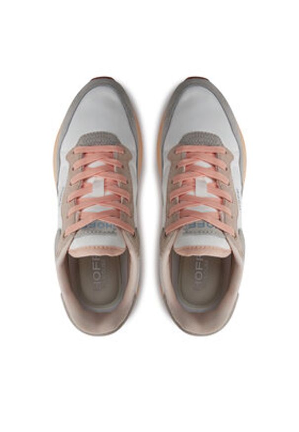HOFF Sneakersy Toulouse II 12535004 Szary. Kolor: szary. Materiał: skóra, zamsz